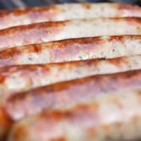 sausages, sausage, bratwurst